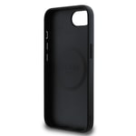 Apple iPhone 16E Kılıf Guess Orjinal Lisanslı M-safe Şarj Özellikli Grained Triangle Kapak