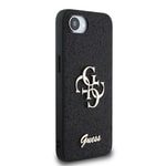 Apple iPhone 16E Kılıf Guess Orjinal Lisanslı 4G Büyük Metal Logolu Glitter Kapak