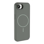 Apple iPhone 16E Kılıf M-Safe Şarj Özellikli Metal Kamera Çerçeveli Zore Edi Silikon Kapak