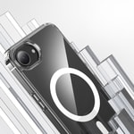 Apple iPhone 16E Kılıf M-safe Şarj Özellikli Şeffaf Sert PC Zore Embos Kapak