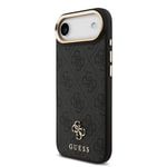 Apple iPhone 17 Air Guess Orjinal Lisanslı 4G ve Yazı Logolu Kılıf + Ekran Koruyucu + Lens Koruyucu 3in1 Aksesuar Seti