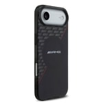 Apple iPhone 17 Air Kılıf AMG Orjinal Lisanslı M-safe Şarj Özellikli Çift Katmanlı Kırmızı Çapraz Çizgili Kapak