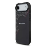 Apple iPhone 17 Air Kılıf AMG Orjinal Lisanslı M-safe Şarj Özellikli Çift Katmanlı Kırmızı Çapraz Çizgili Kapak