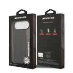 Apple iPhone 17 Air Kılıf AMG Orjinal Lisanslı M-safe Şarj Özellikli IML Baskı Logolu Çift Katmanlı Bow Lines Kapak