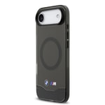 Apple iPhone 17 Air Kılıf BMW Orjinal Lisanslı M-safe Şarj Özellikli Metal Buton Tasarımlı Tranparan M Dizayn Kapak