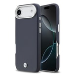 Apple iPhone 17 Air Kılıf BMW Orjinal Lisanslı M-safe Şarj Özellikli Metal Logolu Tam Kaplama Deri Kapak