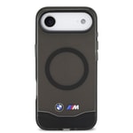 Apple iPhone 17 Air Kılıf BMW Orjinal Lisanslı M-safe Şarj Özellikli Metal Buton Tasarımlı Tranparan M Dizayn Kapak