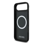 Apple iPhone 17 Air Kılıf BMW Orjinal Lisanslı M-safe Şarj Özellikli Metal BMW ve M Logolu PU Karbon Tasarımlı Kapak