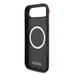 Apple iPhone 17 Air Kılıf BMW Orjinal Lisanslı M-safe Şarj Özellikli Metal Logolu Delikli M Dizayn Deri Kapak