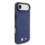 Apple iPhone 17 Air Kılıf BMW Orjinal Lisanslı M-safe Şarj Özellikli Metal Logolu Delikli M Dizayn Deri Kapak