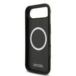 Apple iPhone 17 Air Kılıf BMW Orjinal Lisanslı M-safe Şarj Özellikli Metal Logolu Delikli M Dizayn Deri Kapak