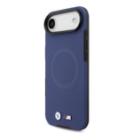 Apple iPhone 17 Air Kılıf BMW Orjinal Lisanslı M-safe Şarj Özellikli Metal Logolu Delikli M Dizayn Deri Kapak