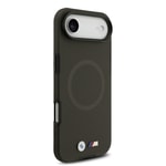 Apple iPhone 17 Air Kılıf BMW Orjinal Lisanslı M-safe Şarj Özellikli Metal Logolu Delikli M Dizayn Deri Kapak