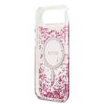 Apple iPhone 17 Air Kılıf Guess Orjinal Lisanslı M-safe Şarj Özellikli Transparan Resin Bottom Kapak