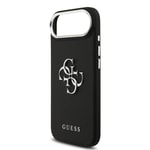 Apple iPhone 17 Air Kılıf Guess Orjinal Lisanslı PU Deri 4G Büyük Metal Logo Dizaynlı Kapak