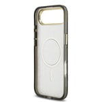 Apple iPhone 17 Air Kılıf Guess Orjinal Lisanslı M-safe Şarj Özellikli Yazı Logolu Python Desenli Kapak