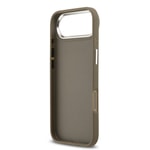 Apple iPhone 17 Air Kılıf Guess Orjinal Lisanslı Grained 4G Metal Büyük Logolu Kapak