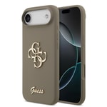 Apple iPhone 17 Air Kılıf Guess Orjinal Lisanslı Grained Yazı Logolu Kapak