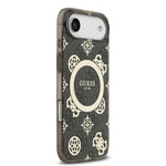Apple iPhone 17 Air Kılıf Guess Orjinal Lisanslı M-safe Şarj Özellikli IML Peony ve 4G Desenli Klasik Logolu Kapak