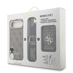 Apple iPhone 17 Air Kılıf Guess Orjinal Lisanslı M-safe Şarj Özellikli Askılı ve 4G Logo Kartlıklı Kapak