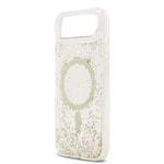 Apple iPhone 17 Air Kılıf Guess Orjinal Lisanslı M-safe Şarj Özellikli Transparan Resin Bottom Kapak