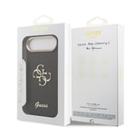 Apple iPhone 17 Air Kılıf Guess Orjinal Lisanslı 4G Büyük Metal Kamera Çerçeveli ve Logolu Glitter Kapak