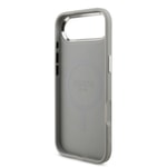 Apple iPhone 17 Air Kılıf Guess Orjinal Lisanslı M-safe Şarj Özellikli Metal Kamera Çerçeveli Üçgen Logolu Glitter Kapak