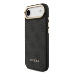 Apple iPhone 17 Air Kılıf Guess Orjinal Lisanslı M-safe Şarj Özellikli Askılı ve 4G Logo Kartlıklı Kapak