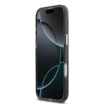 Apple iPhone 17 Air Kılıf Guess Orjinal Lisanslı M-safe Şarj Özellikli IML Baskılı Üçgen Logolu Metal Kamera Çerçeveli Kapak