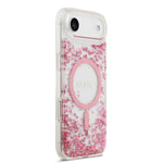 Apple iPhone 17 Air Kılıf Guess Orjinal Lisanslı M-safe Şarj Özellikli Transparan Resin Bottom Kapak