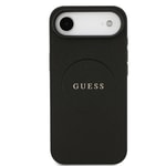 Apple iPhone 17 Air Kılıf Guess Orjinal Lisanslı M-safe Şarj Özellikli Yazı Logolu PU Deri Kapak