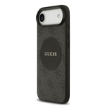 Apple iPhone 17 Air Kılıf Guess Orjinal Lisanslı M-safe Şarj Özellikli Yazı Logolu Circle Classic Kapak