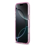 Apple iPhone 17 Air Kılıf Guess Orjinal Lisanslı M-safe Şarj Özellikli Simli Çiçek Desenli Metal Kamera Çerçeveli Üçgen Logolu Kapak
