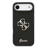 Apple iPhone 17 Air Kılıf Guess Orjinal Lisanslı Grained Yazı Logolu Kapak