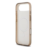 Apple iPhone 17 Air Kılıf Guess Orjinal Lisanslı M-safe Şarj Özellikli IML Baskılı Klasik Logolu 4G Desenli Kapak