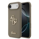 Apple iPhone 17 Air Kılıf Guess Orjinal Lisanslı Grained Yazı Logolu Kapak