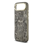Apple iPhone 17 Air Kılıf Guess Orjinal Lisanslı M-safe Şarj Özellikli Yazı Logolu Python Desenli Kapak