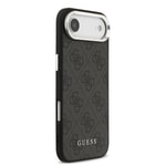Apple iPhone 17 Air Kılıf Guess Orjinal Lisanslı M-safe Şarj Özellikli 4G Klasik Yazı Logolu Kapak