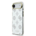Apple iPhone 17 Air Kılıf Guess Orjinal Lisanslı Metal Kamera Çerçeveli Simli Aynalı Kapak