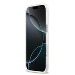 Apple iPhone 17 Air Kılıf Guess Orjinal Lisanslı M-safe Şarj Özellikli IML Baskılı Üçgen Logolu Metal Kamera Çerçeveli Kapak