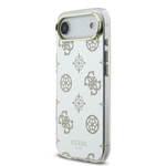 Apple iPhone 17 Air Kılıf Guess Orjinal Lisanslı Metal Kamera Çerçeveli Simli Aynalı Kapak