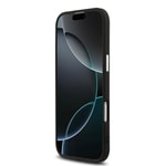 Apple iPhone 17 Air Kılıf Guess Orjinal Lisanslı M-safe Şarj Özellikli Metal Kamera Çerçeveli Üçgen Logolu Glitter Kapak