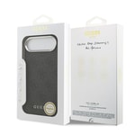 Apple iPhone 17 Air Kılıf Guess Orjinal Lisanslı M-safe Şarj Özellikli 4G Klasik Yazı Logolu Kapak