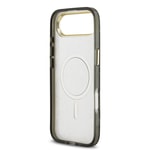 Apple iPhone 17 Air Kılıf Guess Orjinal Lisanslı M-safe Şarj Özellikli Yazı Logolu Python Desenli Kapak