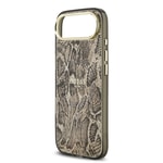 Apple iPhone 17 Air Kılıf Guess Orjinal Lisanslı M-safe Şarj Özellikli Yazı Logolu Python Desenli Kapak
