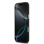 Apple iPhone 17 Air Kılıf Guess Orjinal Lisanslı M-safe Şarj Özellikli Klasik Yazı Logolu PU Deri Kapak