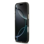 Apple iPhone 17 Air Kılıf Guess Orjinal Lisanslı M-safe Şarj Özellikli Yazı Logolu Python Desenli Kapak