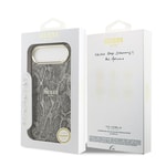 Apple iPhone 17 Air Kılıf Guess Orjinal Lisanslı M-safe Şarj Özellikli Yazı Logolu Python Desenli Kapak