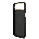 Apple iPhone 17 Air Kılıf Guess Orjinal Lisanslı M-safe Şarj Özellikli 4G Metal Büyük Logolu Kartlıklı Kapak