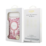 Apple iPhone 17 Air Kılıf Guess Orjinal Lisanslı M-safe Şarj Özellikli Transparan Resin Bottom Kapak
